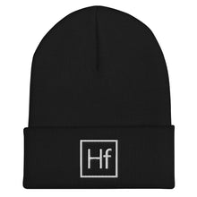 Load image into Gallery viewer, "Hf" Cuffed Beanie (White)
