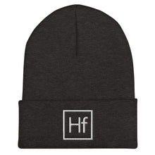 Load image into Gallery viewer, "Hf" Cuffed Beanie (White)
