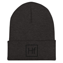 Load image into Gallery viewer, "Hf" Cuffed Beanie (Black)
