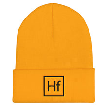 Load image into Gallery viewer, "Hf" Cuffed Beanie (Black)
