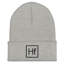 Load image into Gallery viewer, "Hf" Cuffed Beanie (Black)
