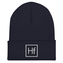 Load image into Gallery viewer, "Hf" Cuffed Beanie (White)
