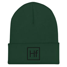 Load image into Gallery viewer, "Hf" Cuffed Beanie (Black)
