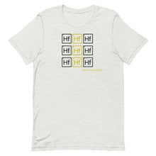 Load image into Gallery viewer, "Hf" 3x3=9 (Black/Gold) T-shirt
