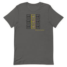 Load image into Gallery viewer, "Hf" 3x3=9 (Black/Gold) T-shirt
