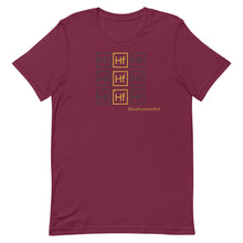 Load image into Gallery viewer, "Hf" 3x3=9 (Black/Gold) T-shirt
