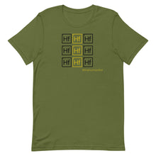 Load image into Gallery viewer, "Hf" 3x3=9 (Black/Gold) T-shirt
