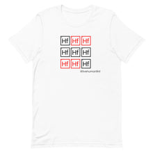 Load image into Gallery viewer, "Hf" 3x3=9 (Black/Red) T-shirt
