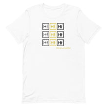 Load image into Gallery viewer, "Hf" 3x3=9 (Black/Gold) T-shirt
